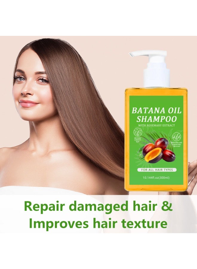 شامبو زيت باتانا ذو القوة الاحترافية: ينظف فروة الرأس ويصلح الشعر التالف بشكل مكثف – يرطب الخصلات الجافة، يقوي الشعر لمنع التكسر وتقصف الأطراف، يحافظ على الرطوبة للحصول على شعر ناعم وخالي من التجعدات وسهل التصفيف. - Image 5